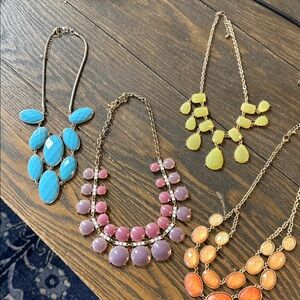 Colorful Statement Necklace Set